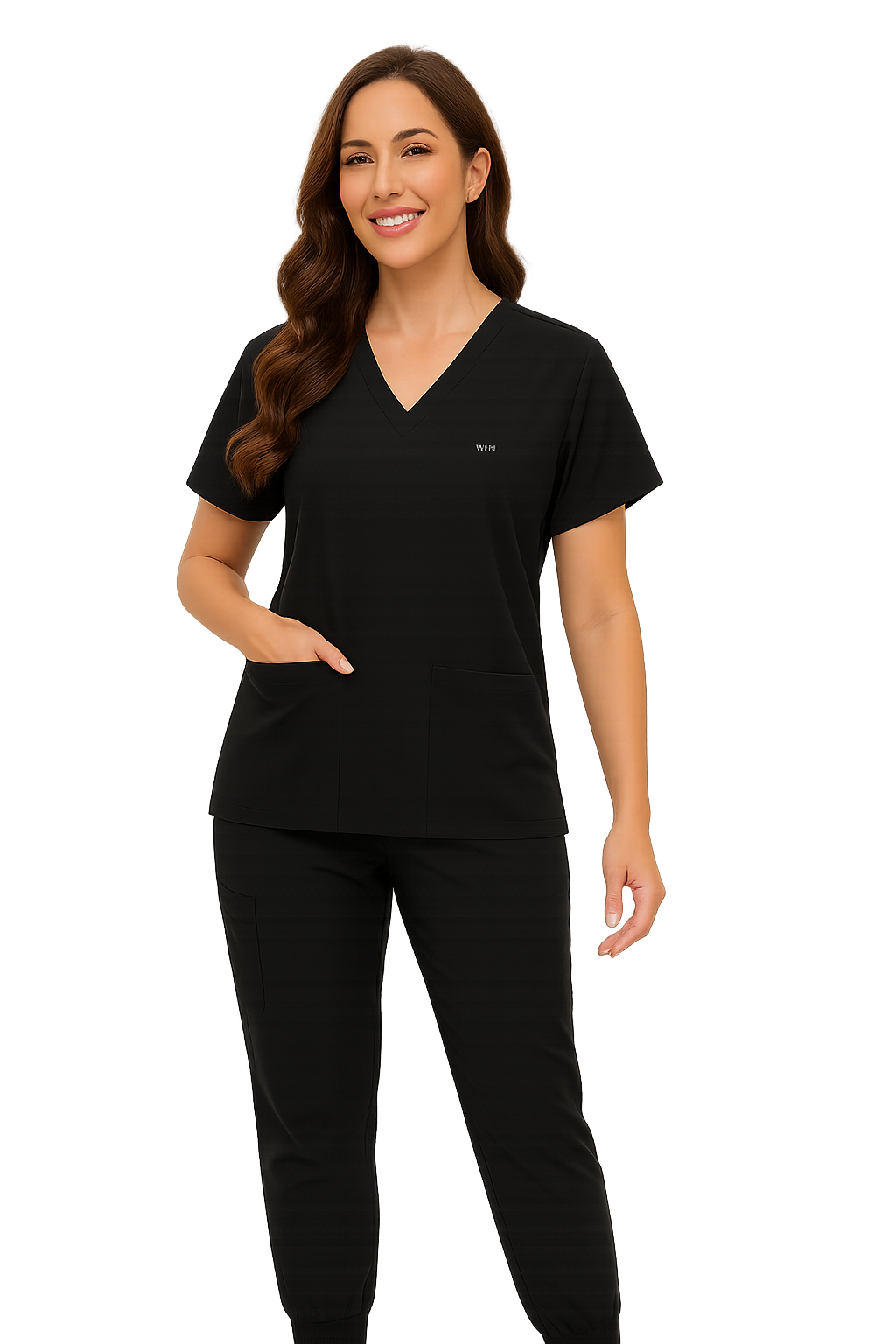 Fashion Surgical Uniforms Medical Scrub Set Doctor Nurse Clinical Workwear Nursing Suit Beauty Spa Work Clothes Scrubs Top Pants