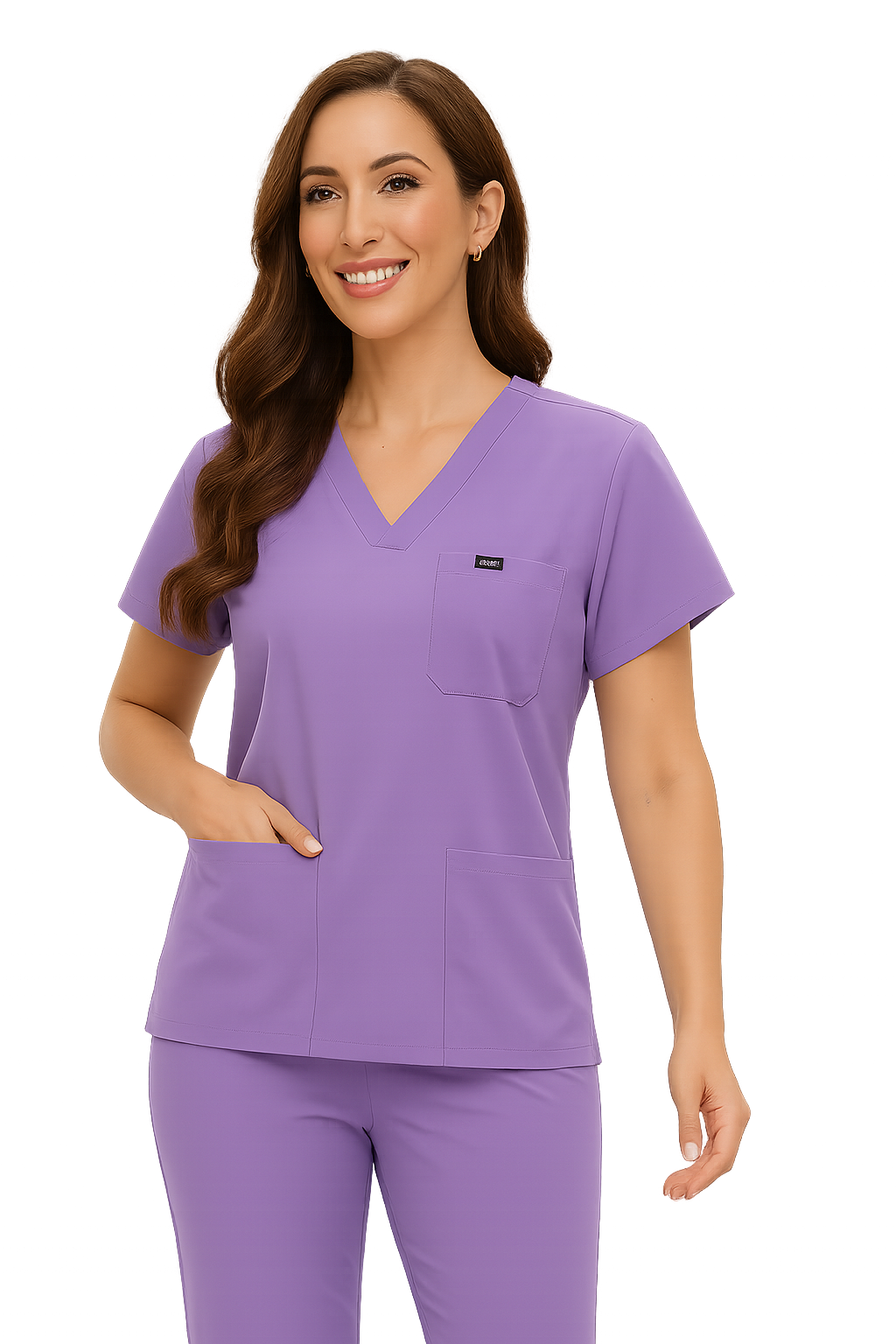 Fashion Surgical Uniforms Medical Scrub Set Doctor Nurse Clinical Workwear Nursing Suit Beauty Spa Work Clothes Scrubs Top Pants