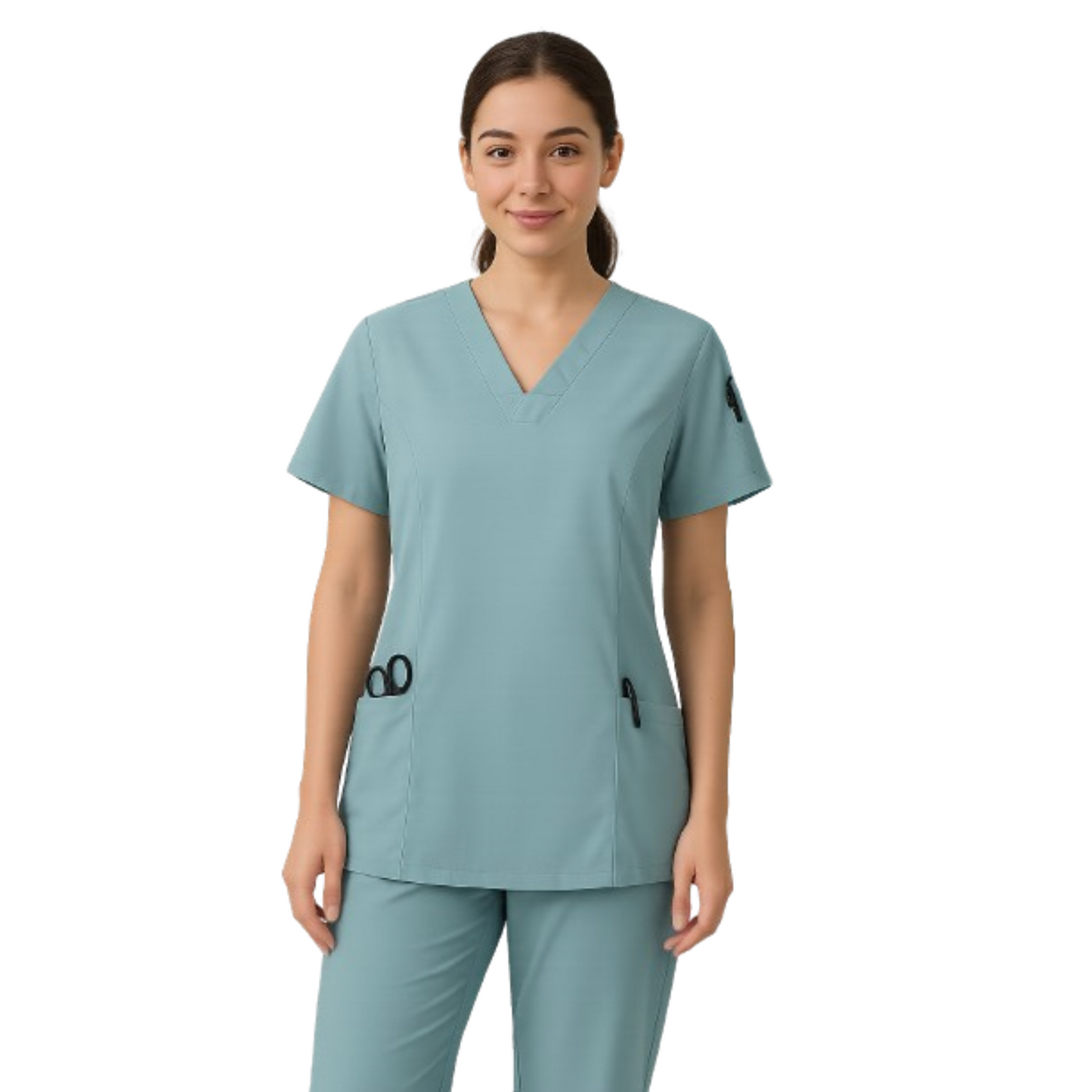 Scrubs Set Medical Uniforms Stretch