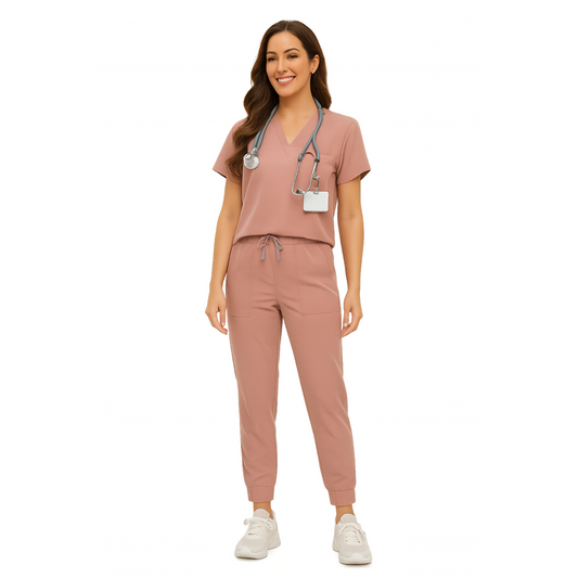 Fashion Surgical Uniforms Medical Scrub Set Doctor Nurse Clinical Workwear Nursing Suit Beauty Spa Work Clothes Scrubs Top Pants