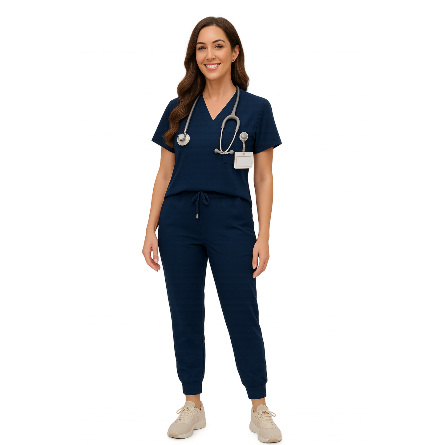 Fashion Surgical Uniforms Medical Scrub Set Doctor Nurse Clinical Workwear Nursing Suit Beauty Spa Work Clothes Scrubs Top Pants